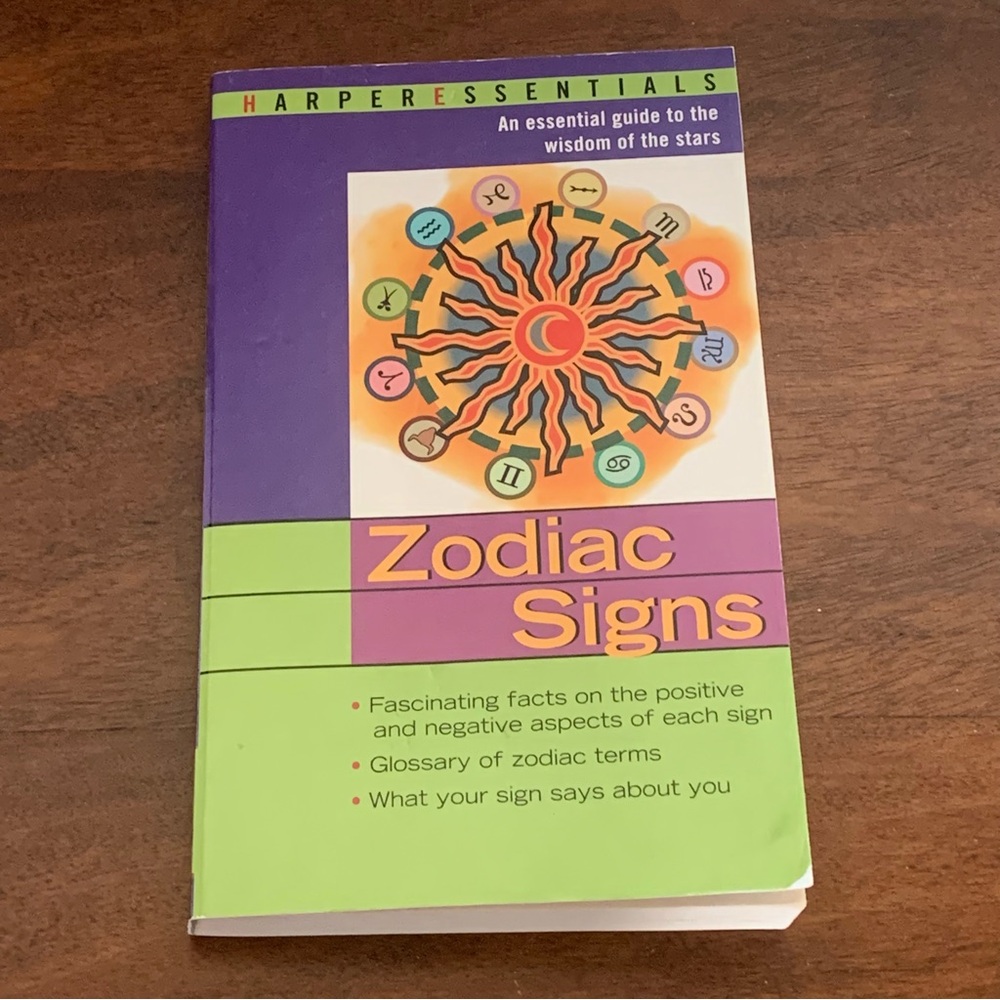 Zodiac Signs by Harper Essentials paperback book